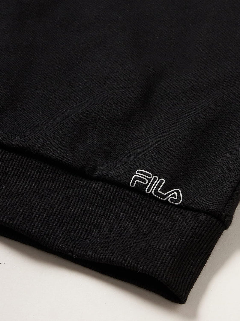 FILA Mädchen Stralen Graphic Logo Hooded Sweat Kapuzenjacke 158-164 Schwarz, 158-164 Schwarz