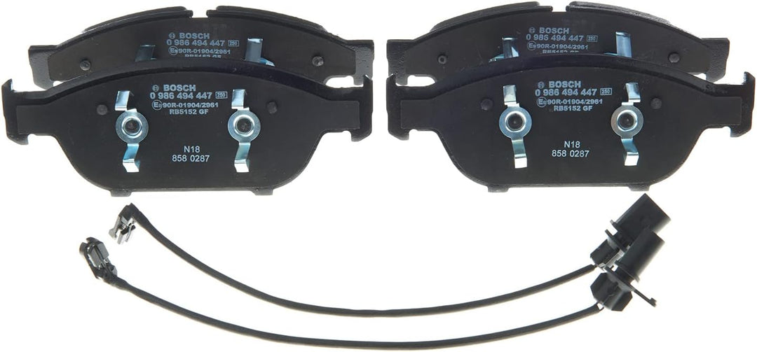 Bosch BP1369 Bremsbeläge - Vorderachse - ECE-R90 Zertifizierung - vier Bremsbeläge pro Set
