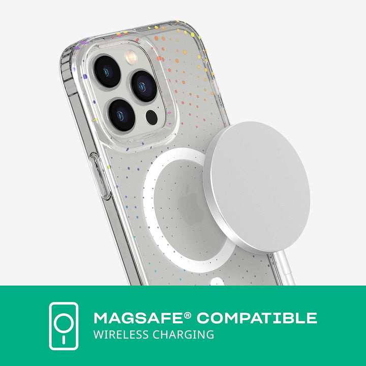 tech21 iPhone 14 Pro Max Evo Sparkle kompatibel mit MagSafe® - Glitzernde & Kratzfeste Handyhülle mi