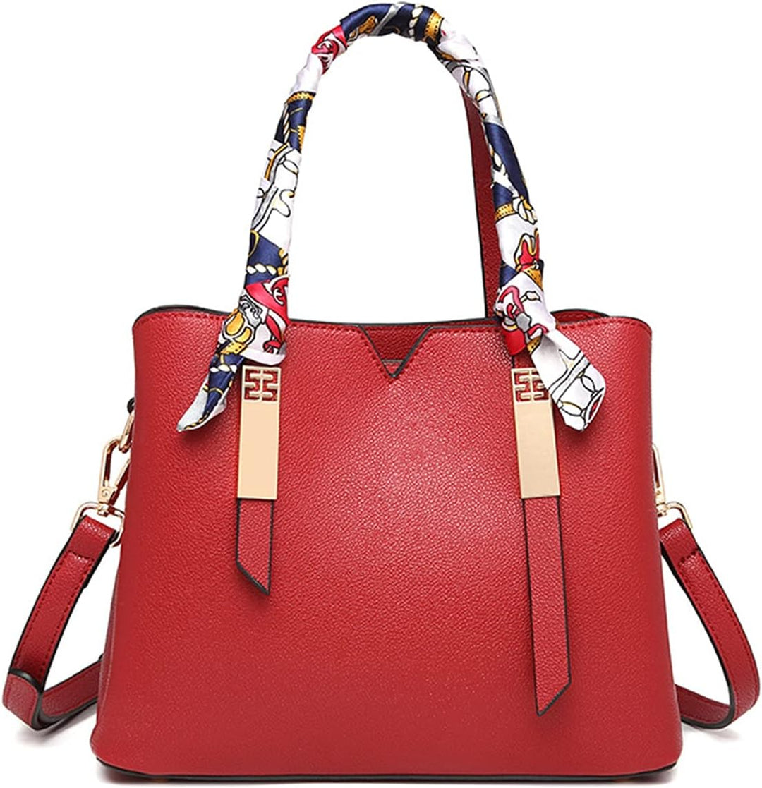 PORRASSO Damen Handtasche Mode Henkeltasche Schultertasche Wasserdicht Umhängetasche Beuteltasche To