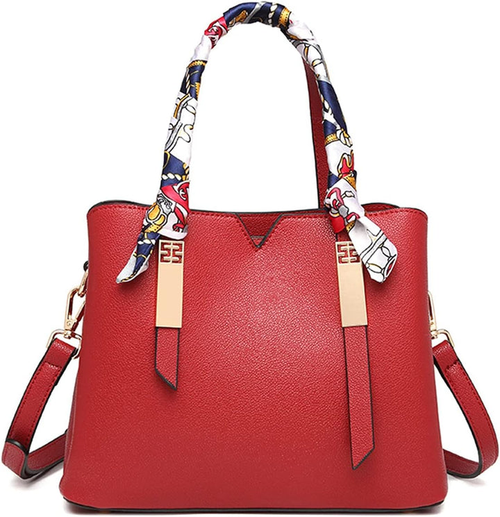 PORRASSO Damen Handtasche Mode Henkeltasche Schultertasche Wasserdicht Umhängetasche Beuteltasche To