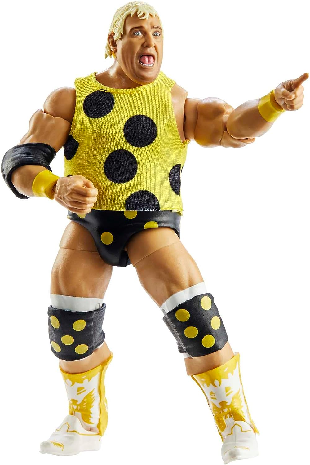 WWE HKP11 - Elite WrestleMania Dusty Rhodes Actionfigur, bewegliches WWE Sammlerstück mit Zubehör, S