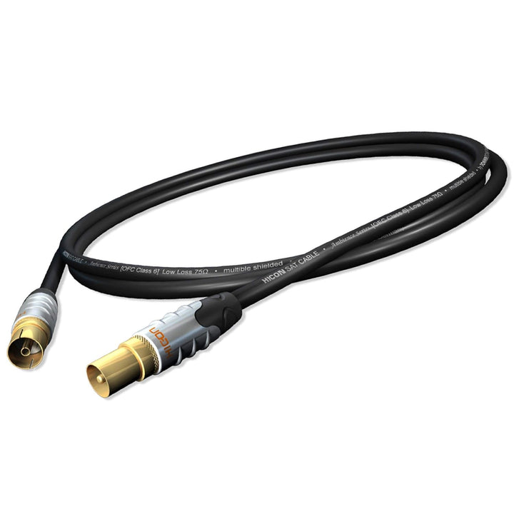 Hicon 5m HDTV Antennenkabel Ambience 4-Fach geschirmt 75 Ohm 120dB 500cm - HIA-AFAM-0500 5m / 16.40
