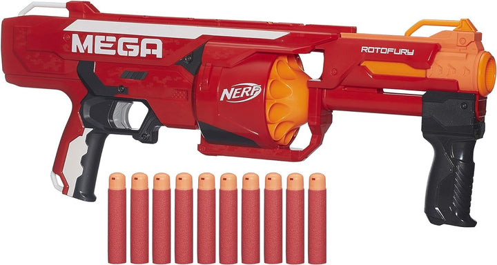 NERF Hasbro B1269EU4 - N-Strike Elite MEGA RotoFury, Spielzeugblaster