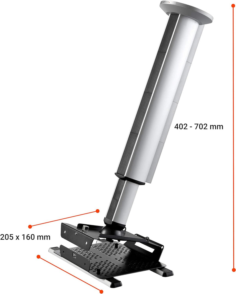 celexon Beamer-Deckenhalterung MulitCel4070 Expert - 40-70cm Deckenabstand - 360º - bis 25 kg - neig