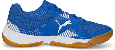 PUMA Unisex Solarflash Ii Indoor Court Shoe 36 EU Puma Royal Puma White Gum, 36 EU Puma Royal Puma W