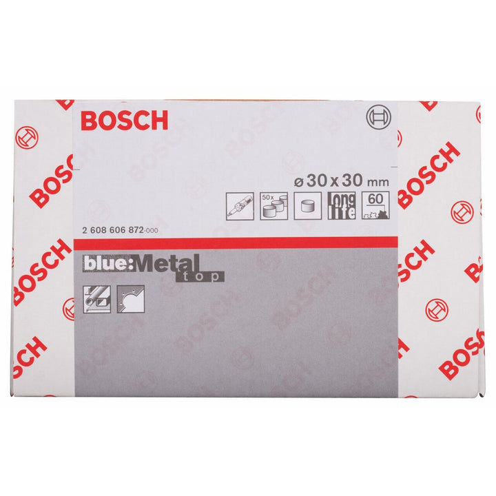 Bosch Professional Schleifring X573 Best for Metal 30x30mm Korn 60, 50 Stk 30x30 mm Korn 60 50 Stück