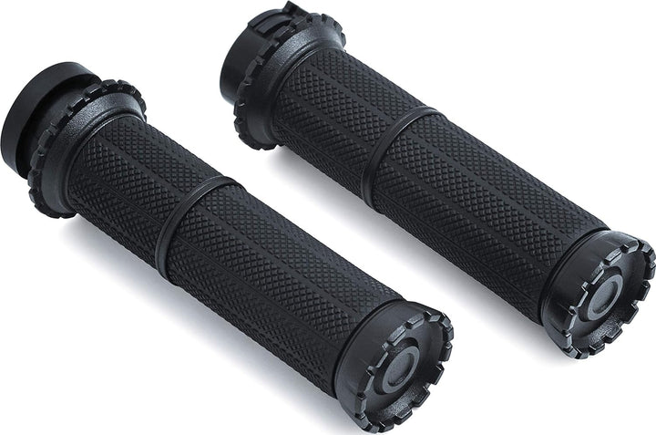 Kuryakyn 3582 RIOT Lenkergriffe für Gashebel und Kupplung, Doppelkabel Gasgriffsteuerung: 1996-2019