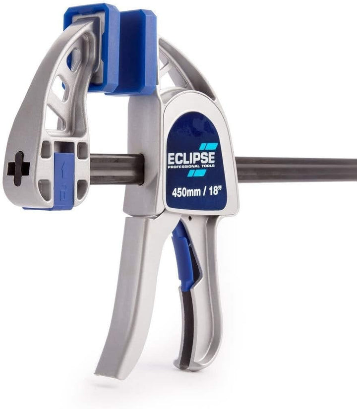 Eclipse Professional Tools EOHBC18-HD Robuste Einhand-Schraubzwinge, 450 mm 450mm (18"), 450mm (18")