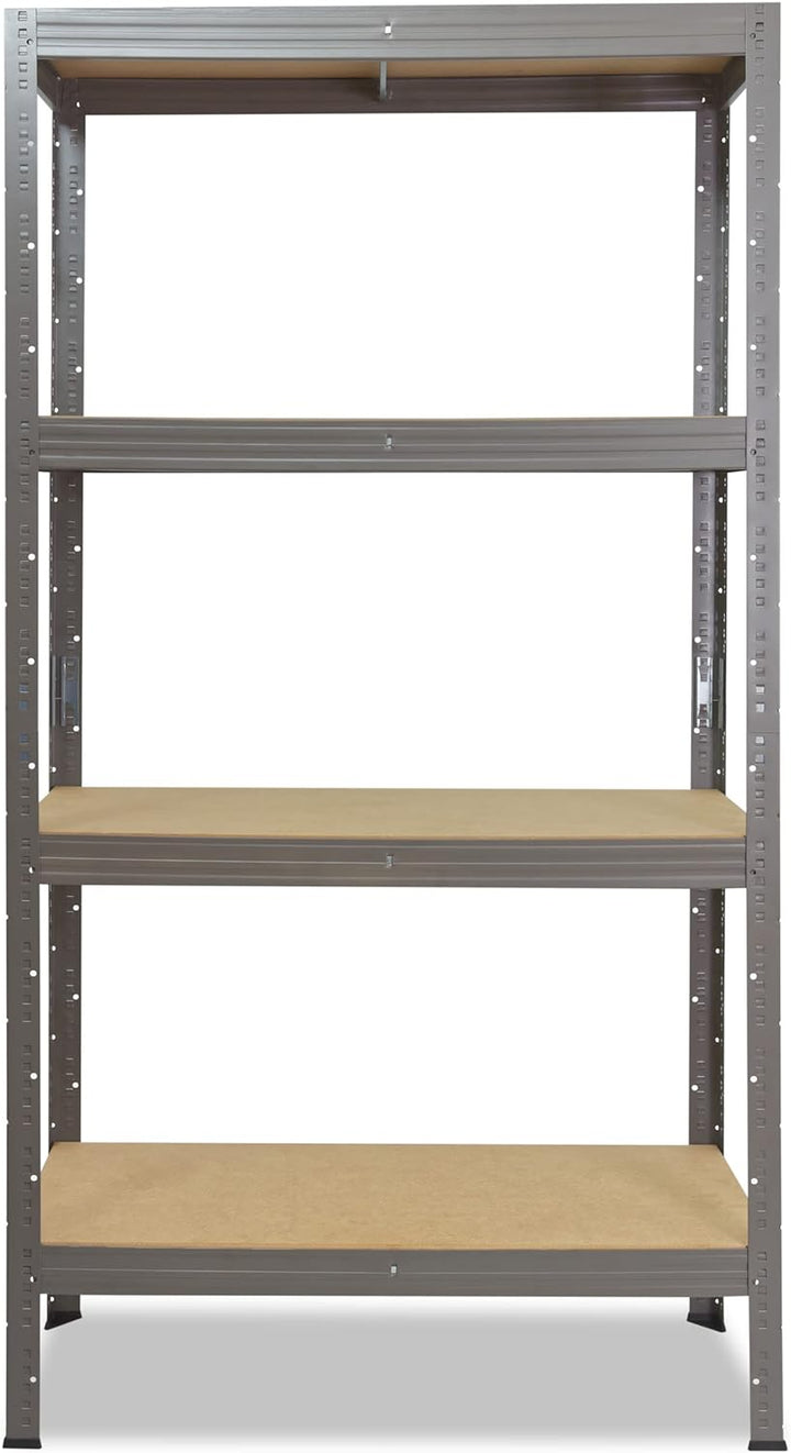 shelfplaza® 180x40x60cm Profi Schwerlastregal grau/Metallregal mit 4 Böden à 200kg Tragkraft/Kellerr