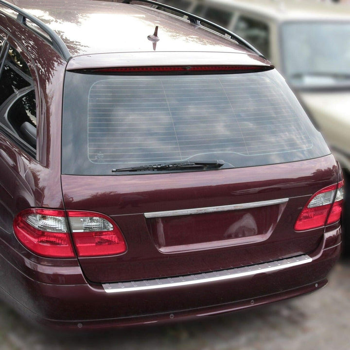 Ladekantenschutz Edelstahl MATT kompatibel für MERCEDES E-KLASSE S211 CLASSIC | 2002-2009 | premium