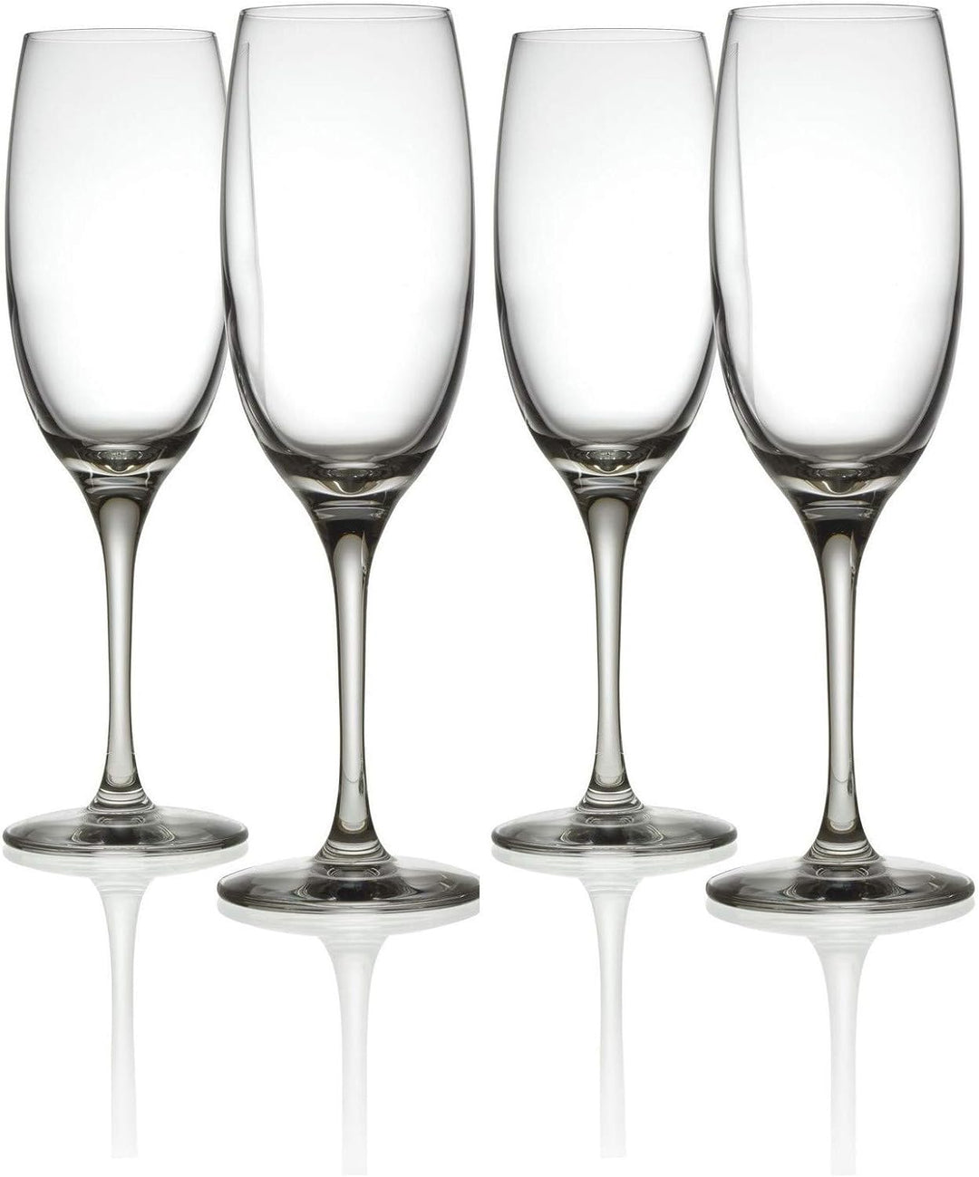 Alessi SG119/9S4 Mami XL Sektflöten-Set, kristallines Glas, Einheitsgrösse, transparent, 4 Stück