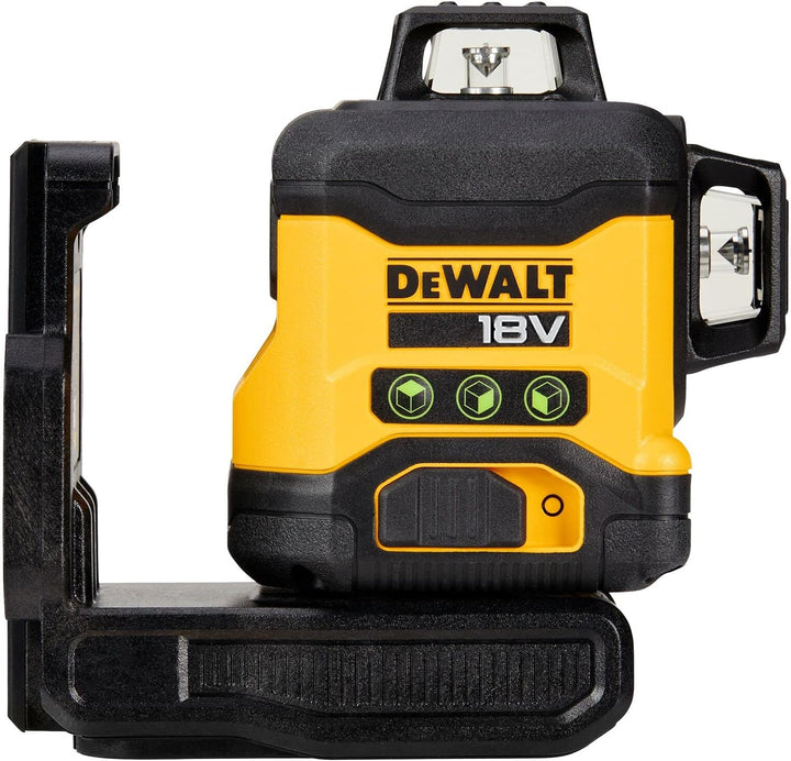 Dewalt 360° Akku-Multilinienlaser Grün DCLE34031N (selbstnivellierend, Genauigkeit +/- 0,3mm/m, komp