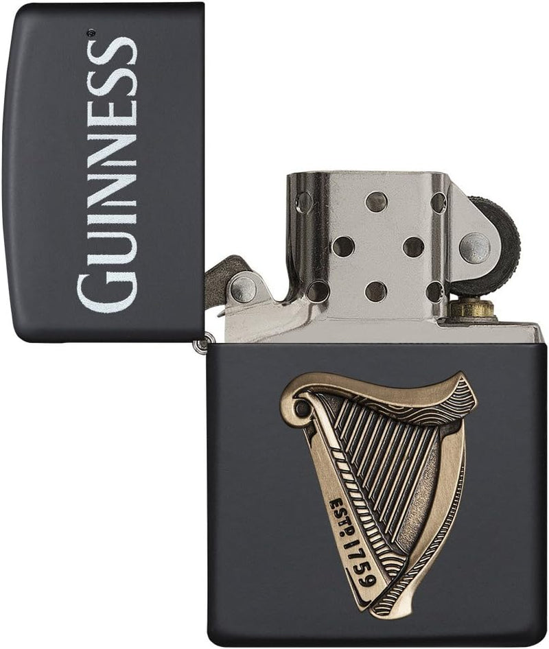 Zippo GUINNESS-29676-Choice Collection 2018-60004299-69,95 €, Silber, smal