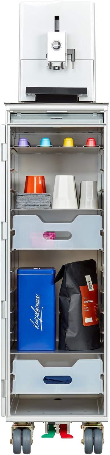 Ausstattungspaket Kaffeebar, Zubehör für Airline Trolleys, Kaffeebar-Möbel (Kunststoff, KSSU + Kaffe