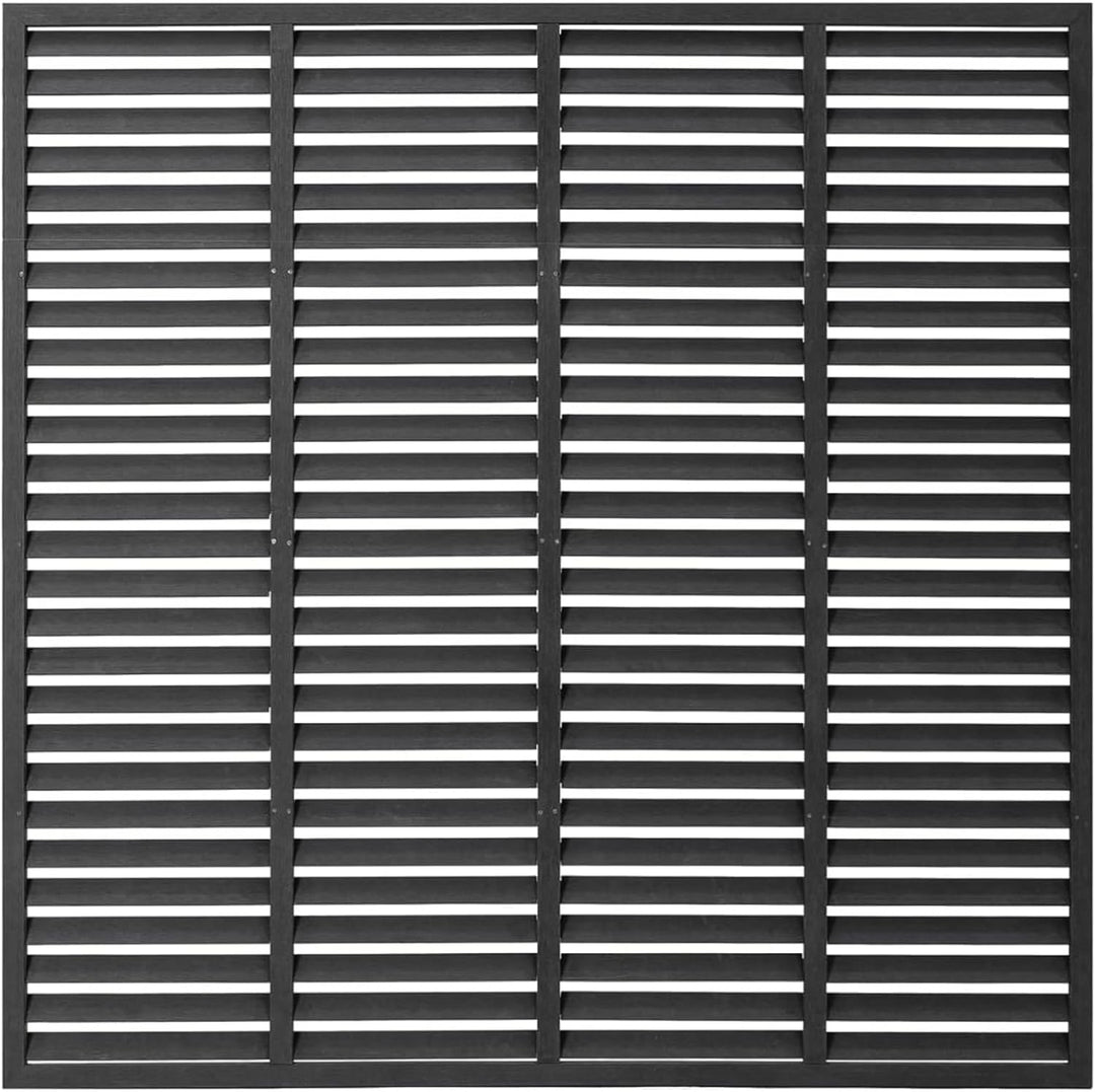 Festnight Lamellenzaun WPC 180x180 cm Wpc Sichtschutzzaun Sichtschutz Terasse Sichtschutzzaun Wpc Si