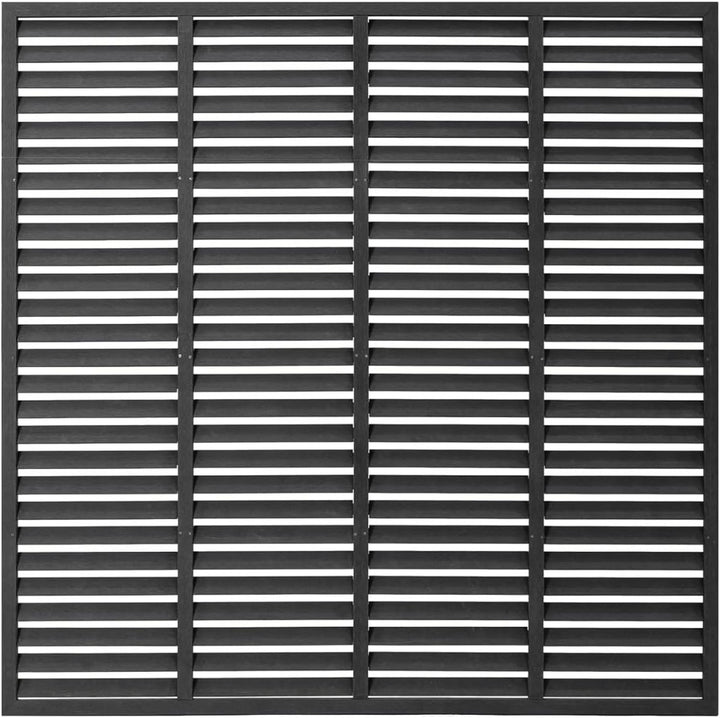 Festnight Lamellenzaun WPC 180x180 cm Wpc Sichtschutzzaun Sichtschutz Terasse Sichtschutzzaun Wpc Si
