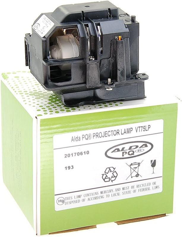 Alda PQ-Premium, Beamerlampe/Ersatzlampe für NEC VT75LP Projektoren, Lampe mit Gehäuse