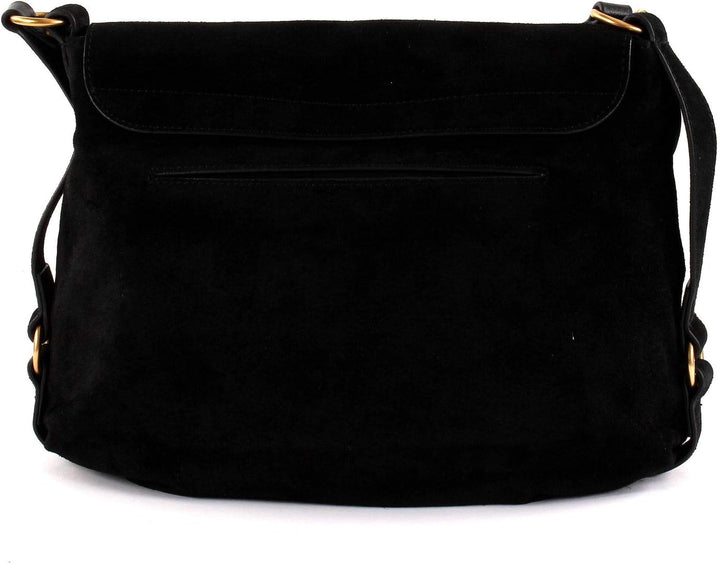Coccinelle Alpha Suede Shoulderbag S Noir