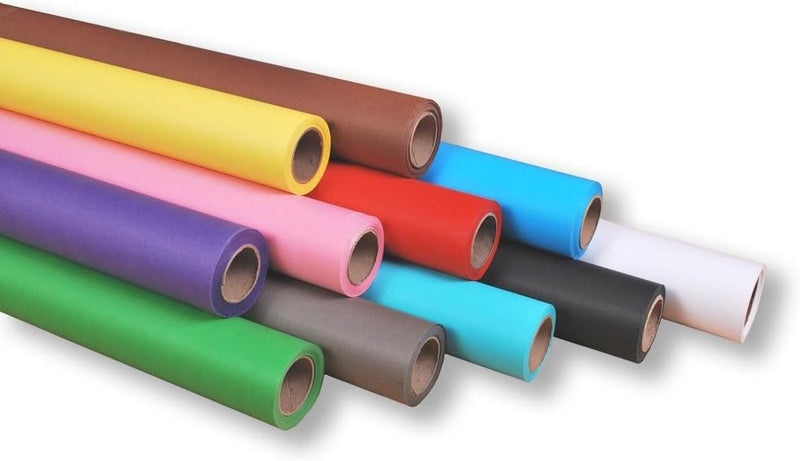 moderntex Papierhintergrund, 11m lang x 2.72m breit gelb, Hintergrundkarton, Expressversand, Gelb