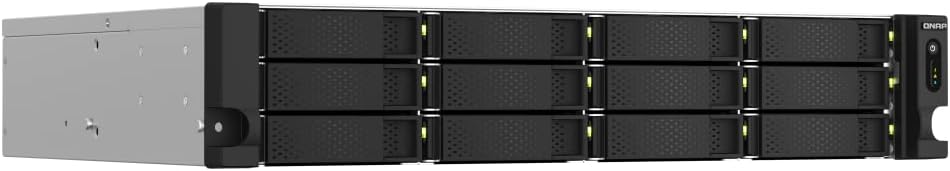QNAP NAS TS-1264U-RP-8G 12bay 2HE (Quad-Core Rackmount-NAS mit Dual-Port 2,5GbE und PCIe-Erweiterung