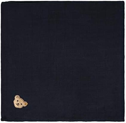 Steiff Baby-Jungen GOTS Mullwindel, Navy, One Size