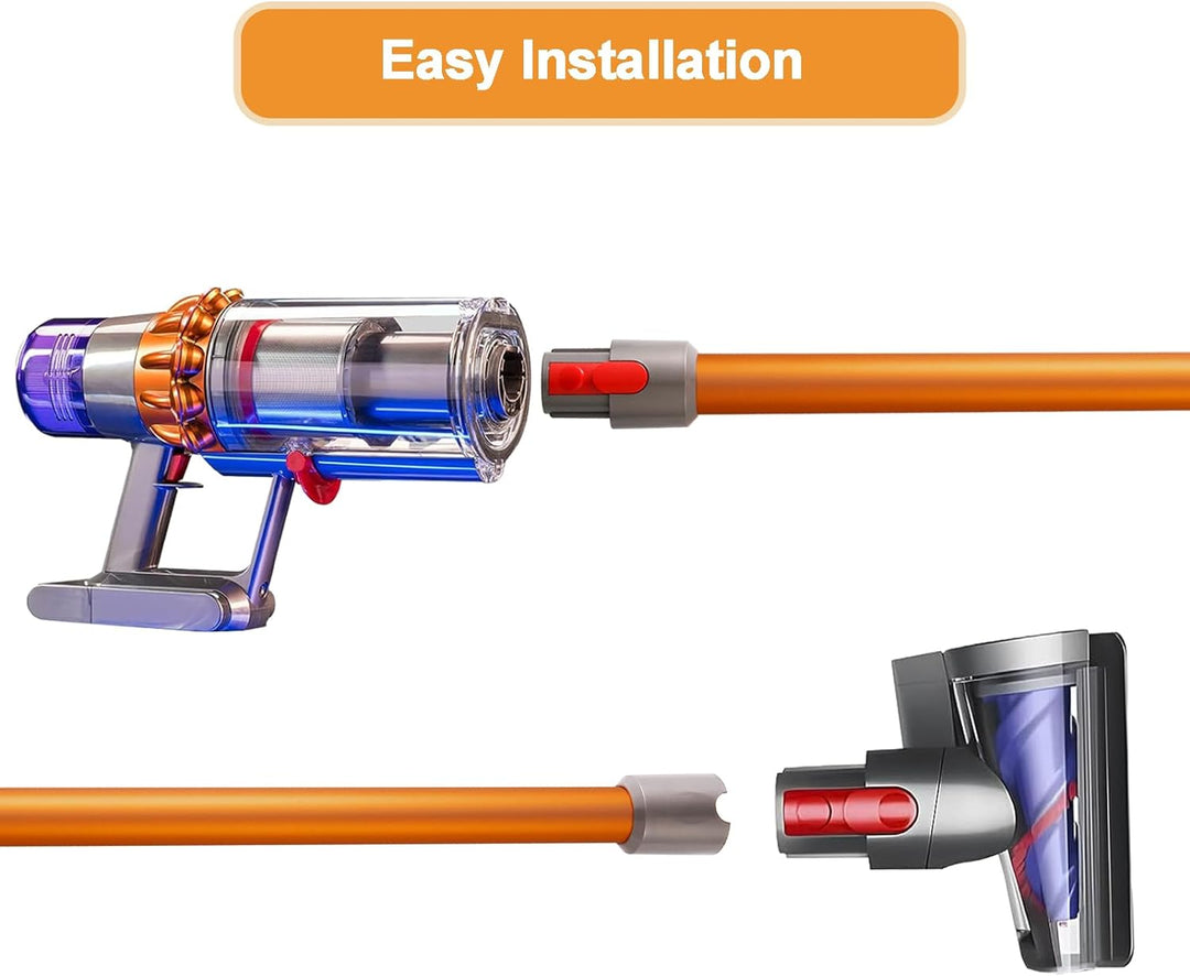 Qygba Ersatzteile Verlängerungsrohr für Dyson V7 V8 V10 V11 V15 Staubsauger, Saugrohr Länge 73 cm, R