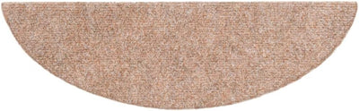 homiuse 15 STK. Selbstklebende Treppenmatten Nadelvlies 56x17x3 cm Braun Treppenstufen Matten Modern