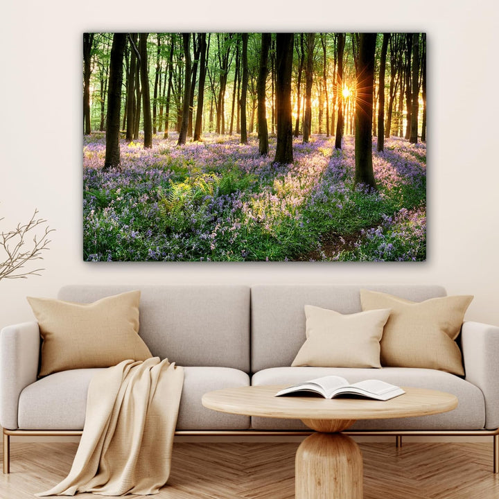 MuchoWow© Leinwand Gross 120x80 cm XXL Deko Schlafzimmer Aesthetic Leinwandbilder Wohnzimmer Gemälde