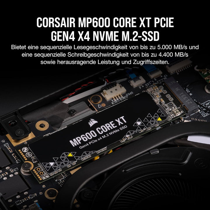 Corsair MP600 CORE XT 2TB PCIe Gen4 x4 NVMe M.2 SSD – QLC NAND Mit Hoher Dichte - M.2 2280 - DirectS