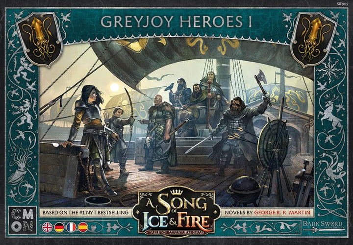 CMON | A Song of Ice & Fire – Helden von Haus Graufreud I | Erweiterung | Tabletop | 2 Spieler | Ab