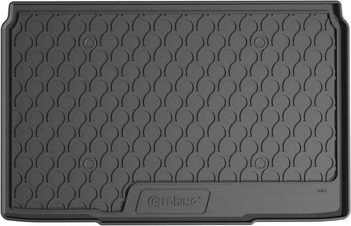 Gledring 1661 Rubbasol (Gummi) Kofferraumwanne passend für Opel Corsa F Peugeot 208 II 2019-(exkl. E