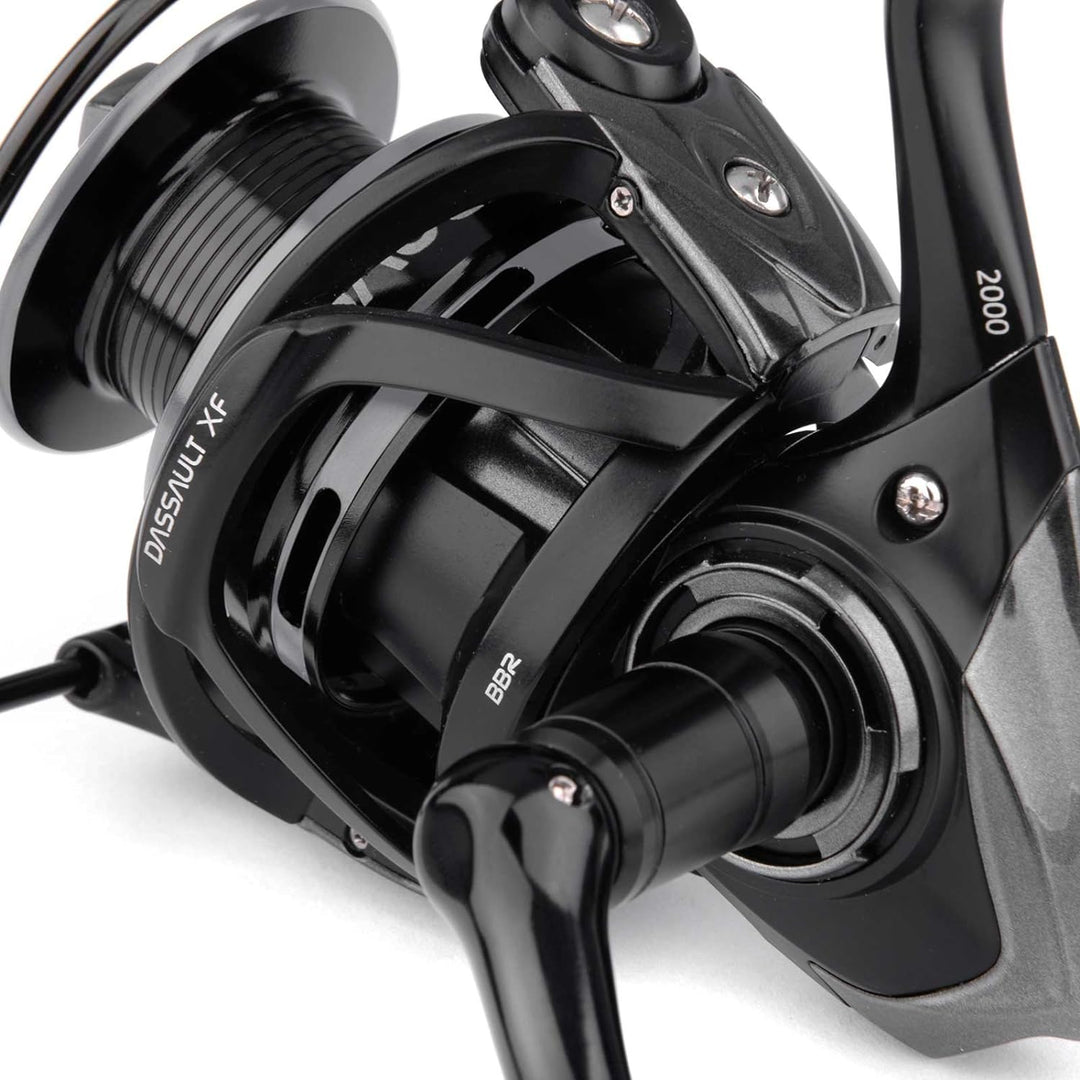 Spro XF Dassault 4000 Stationärrolle, Angelrolle zum Hechtangeln, Hechtrolle zum Spinnfischen, Rolle