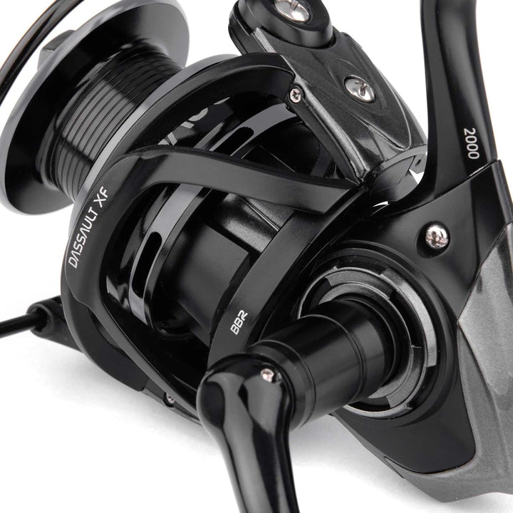 Spro XF Dassault 4000 Stationärrolle, Angelrolle zum Hechtangeln, Hechtrolle zum Spinnfischen, Rolle