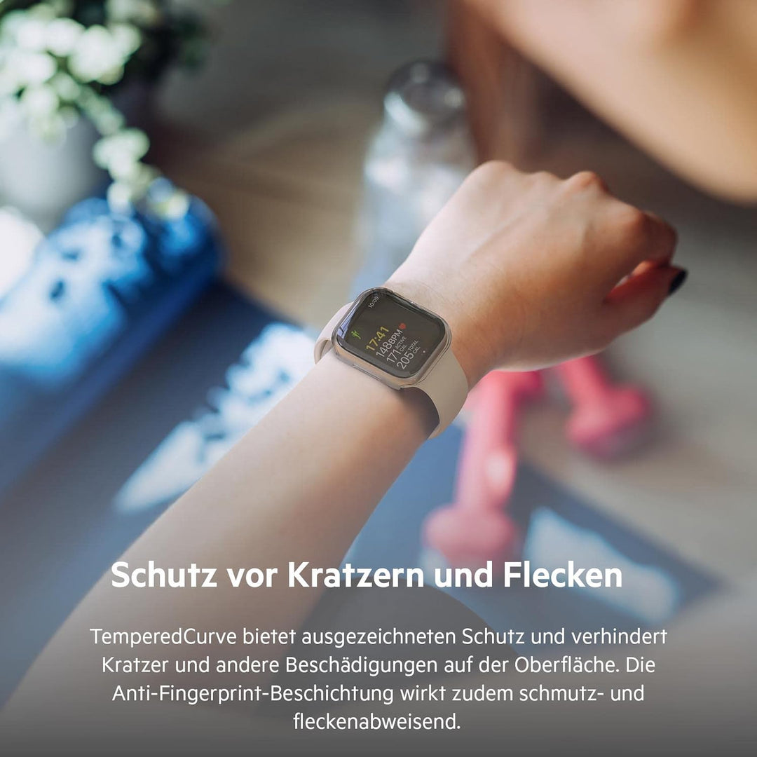 Belkin ScreenForce Apple Watch 41mm, 40 mm Series 8, SE, 7, 6, 5, 4 Bumper-Case mit integriertem Har