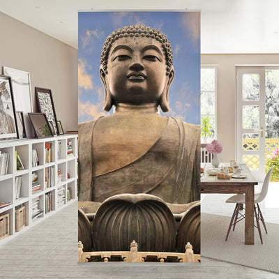 Bilderwelten Raumteiler Grosser Buddha 250x120cm ohne Halterung 250x120cm without hanger, 250x120cm