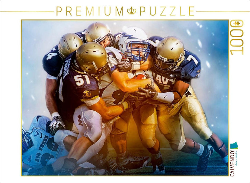 CALVENDO Puzzle American Football - Fight - 1000 Teile Foto-Puzzle für glückliche Stunden, 1000 Teil