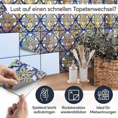 Fliesen überkleben - CREATISTO Klebefliesen Fliesenfolie I Klebefolie Fliesen Folie selbstklebend -