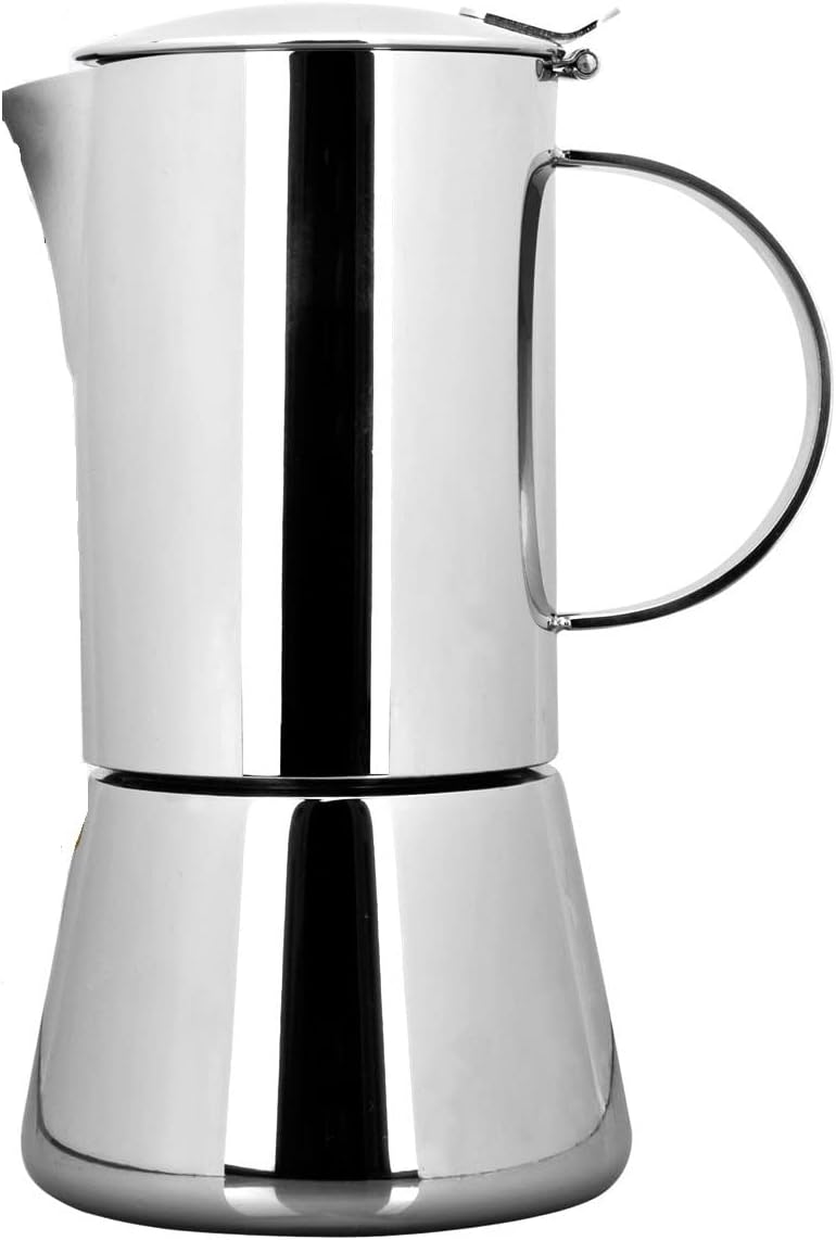 IBILI - Express-Kaffeekocher Essential, 4 Tassen, 200 ml, Edelstahl, für Induktionsherde geeignet 4