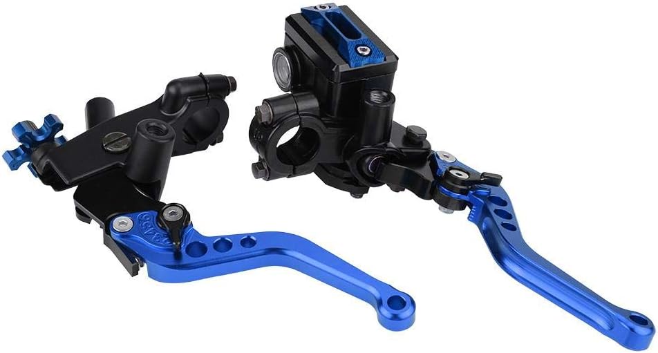 Keenso 1 Paar einstellbare Brems- und Kupplungshebel, 7/8 Zoll Universal-Reservoirhebel für Hauptbre