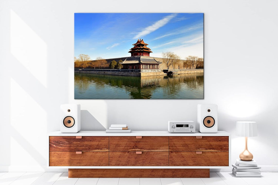 deyoli Nationales Palastmuseum in Taipeh im Format: 80x60 als Leinwandbild, Motiv fertig gerahmt auf