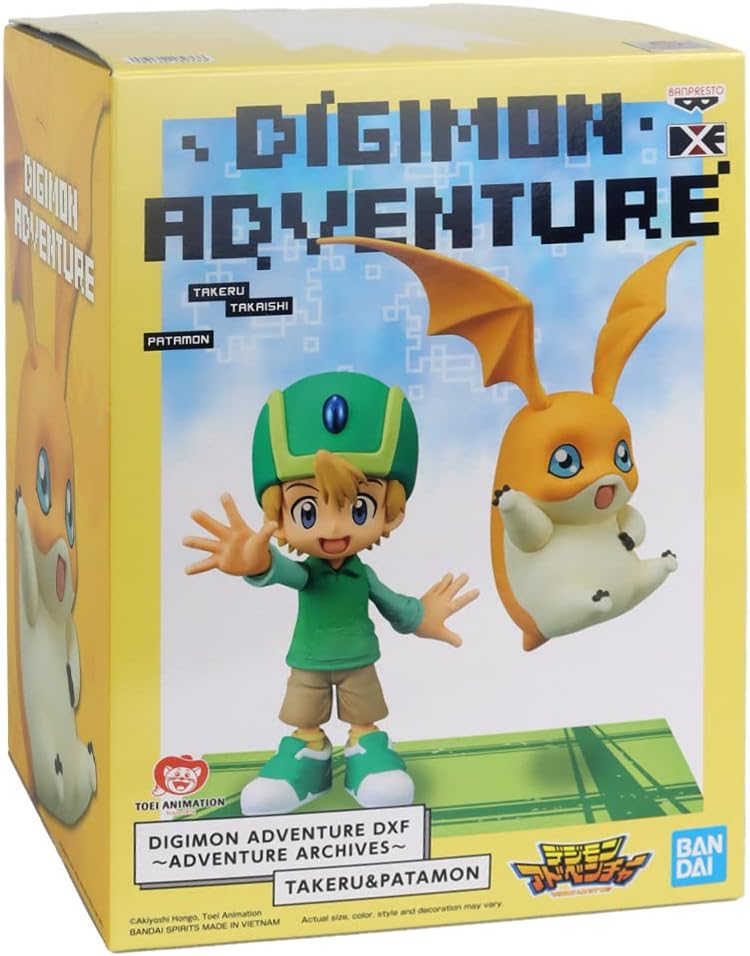 BANPRESTO Digimon - Takeru & Patamon - Figurine DXF-Adventure Archives 11cm