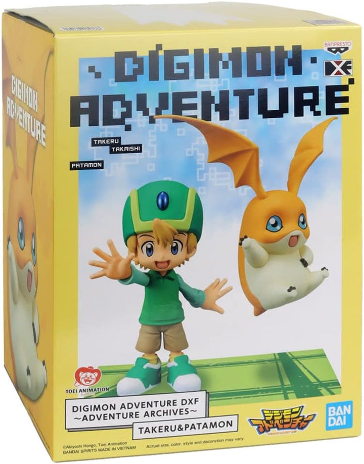 BANPRESTO Digimon - Takeru & Patamon - Figurine DXF-Adventure Archives 11cm