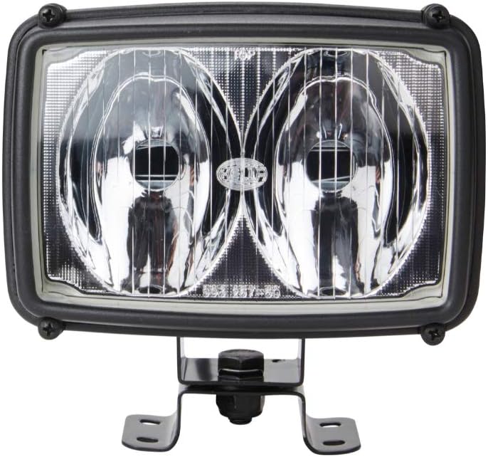 HELLA - Halogen-Arbeitsscheinwerfer - Double-Beam - 12/24V - Schraubanschluss/Anbau - 4-Punkt Befest