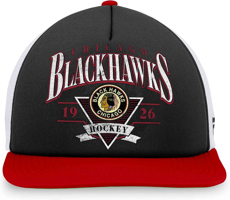 Fanatics - NHL Chicago Blackhawks True Classic Foam Front Trucker Snapback Cap