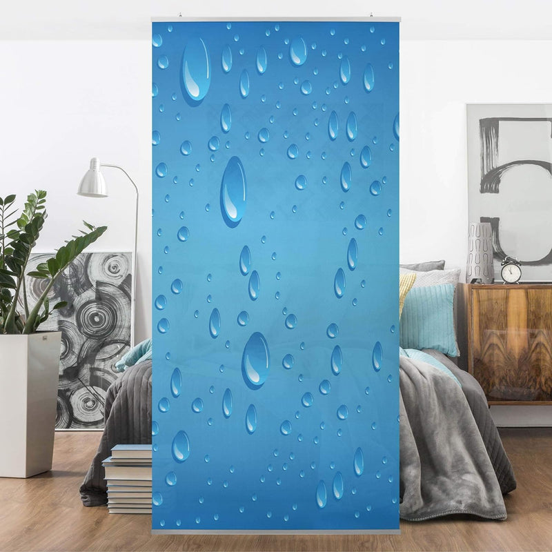 Bilderwelten Raumteiler Rainy Day 250x120cm ohne Halterung 250x120cm without hanger, 250x120cm witho