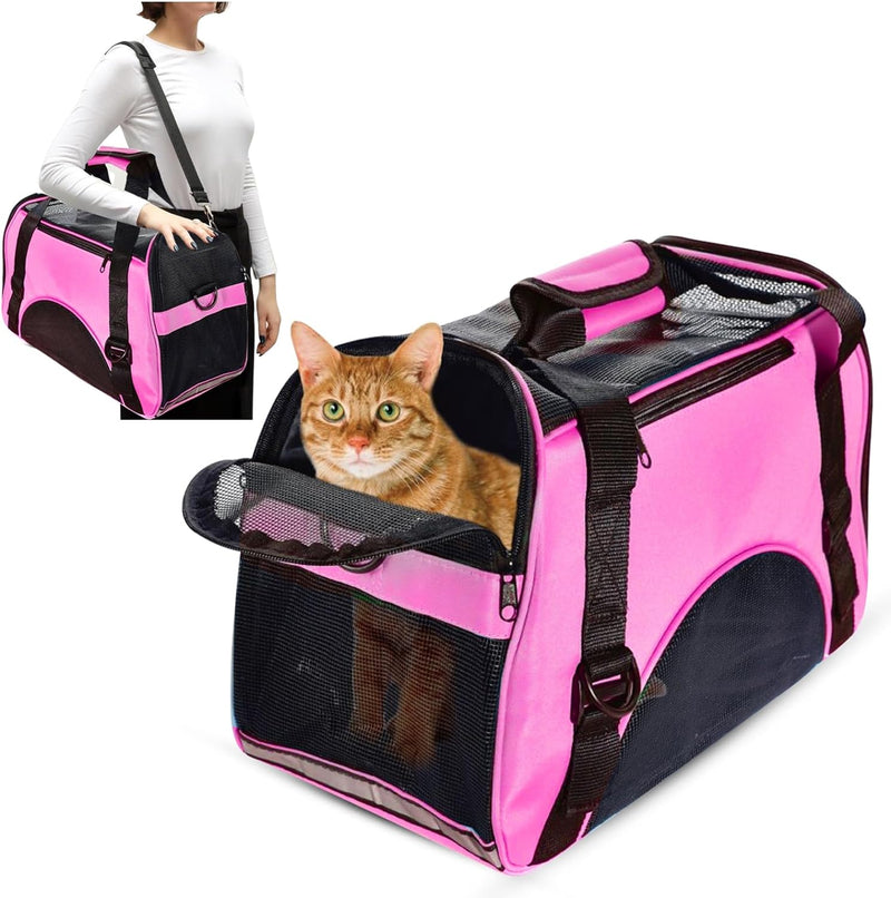 PETCUTE Hundetasche hundetragetasche Tragetasche für Katze Faltbar Transporttasche für kleine Hunde