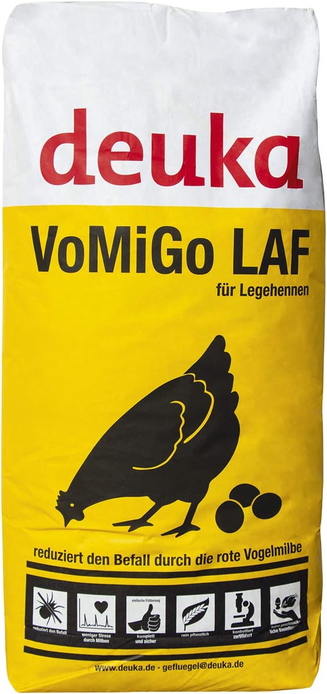 deuka 25 kg VOMIGO Legekorn gek. Alleinfutter gegen die Rote Vogelmilbe