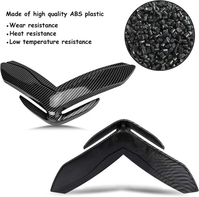 PSLER® Motorrad-Frontverkleidung Nasenabdeckung für Kawasaki Z900 2017-2019 (Kohlenstoff), Kohlensto
