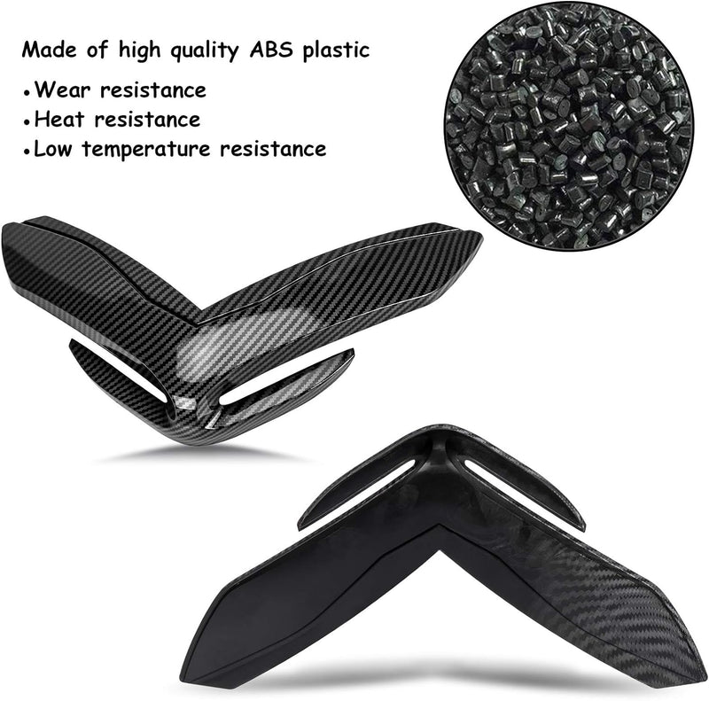 PSLER® Motorrad-Frontverkleidung Nasenabdeckung für Kawasaki Z900 2017-2019 (Kohlenstoff), Kohlensto